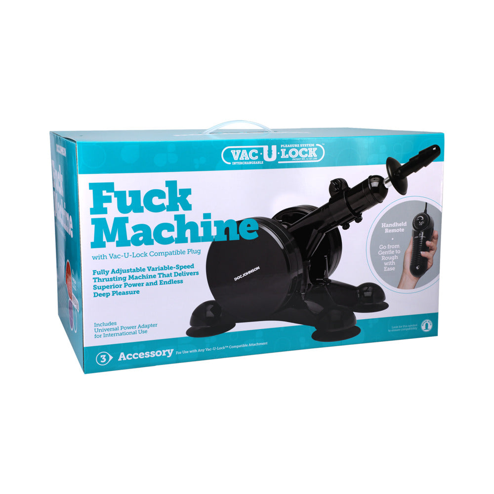 Vac-U-Lock sex machine retail box - BDSM Authority