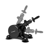 Vac-U-Lock sex machine angled view with an attachment fitted - BDSM Authority