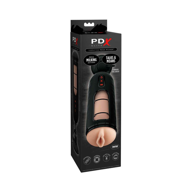 PDX Elite Vibrating Mega Milker rechargeable stroker - BDSM Authority