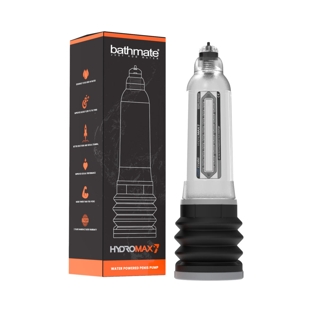 Bathmate Hydromax7 clear water penis pump - BDSM Authority