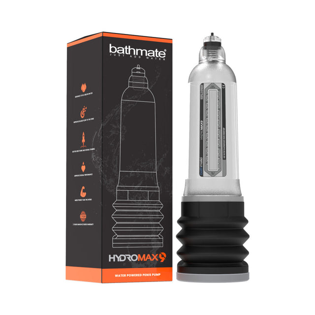 Hydromax9 clear water penis pump for 7 to 9 inches - BDSM Authority