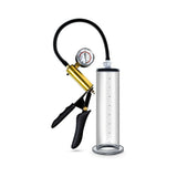 Performance VX6 brass pistol pump with vacuum pressure gauge - BDSM Authority