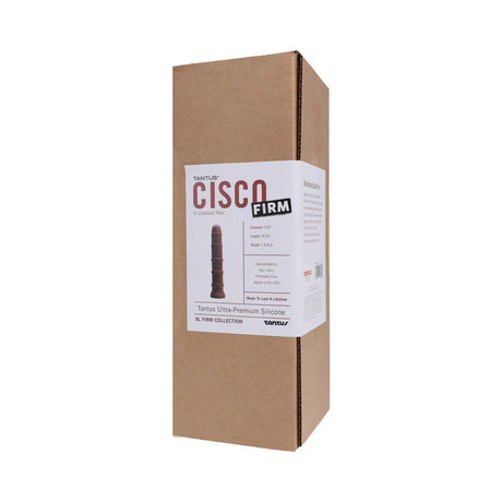 Tantus Cisco garnet silicone dildo strong suction cup base for hands-free play - BDSM Authority