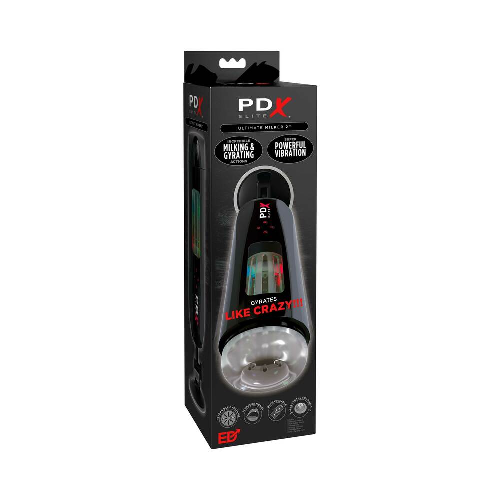 PDX Elite Ultimate Milker 2 gyrating suction stroker - BDSM Authority