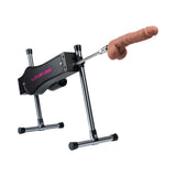 Lovense sex machine with the tilt-angle stand raised to a high position - BDSM Authority