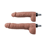 Two included body-safe silicone dildo attachments for the Lovense sex machine - BDSM Authority