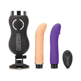 Lux Fetish sex machine base, two attachments and remote control - BDSM Authority
