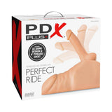 PDX Plus Perfect Ride anal masturbator with posable dildo - BDSM Authority