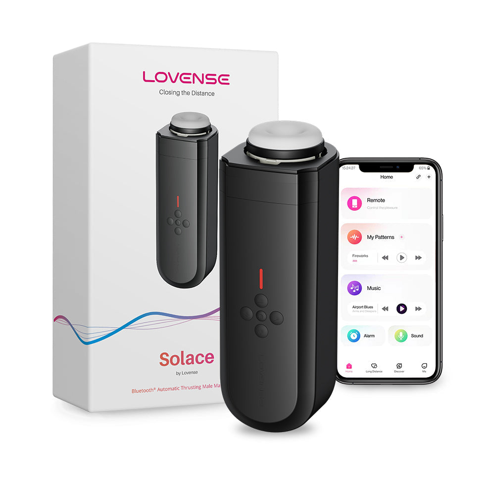 Lovense Solace app-controlled automatic thrusting stroker machine - BDSM Authority