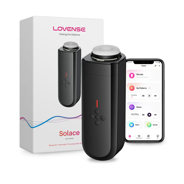 Lovense Solace app-controlled automatic thrusting stroker machine - BDSM Authority
