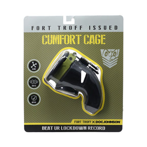 Fort Troff CUMfort Cage flexible black silicone chastity cage - BDSM Authority