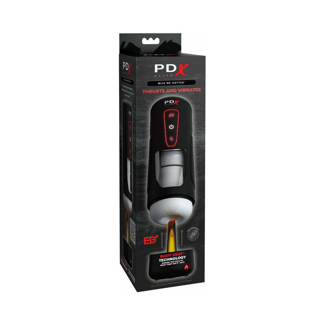 PDX Elite Milk Me Hotter warming thrusting stroker - BDSM Authority