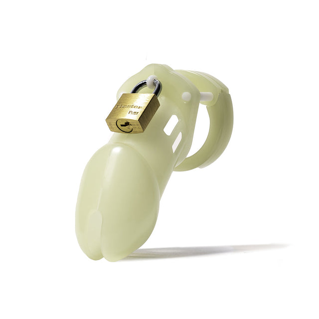 CB-6000 Glow-in-the-Dark Male Chastity Cage Kit male chastity cage kit - BDSM Authority