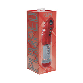 PUMPED StrokeMate masturbator in metallic red - BDSM Authority