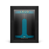 LELO F2S Massager & Stroker Teal front view - BDSM Authority