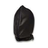 Prowler RED leather double hood with front zipper laced at the back - BDSM Authority