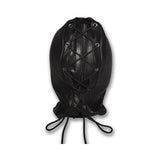 Prowler RED leather double hood detail with mouth opening - BDSM Authority