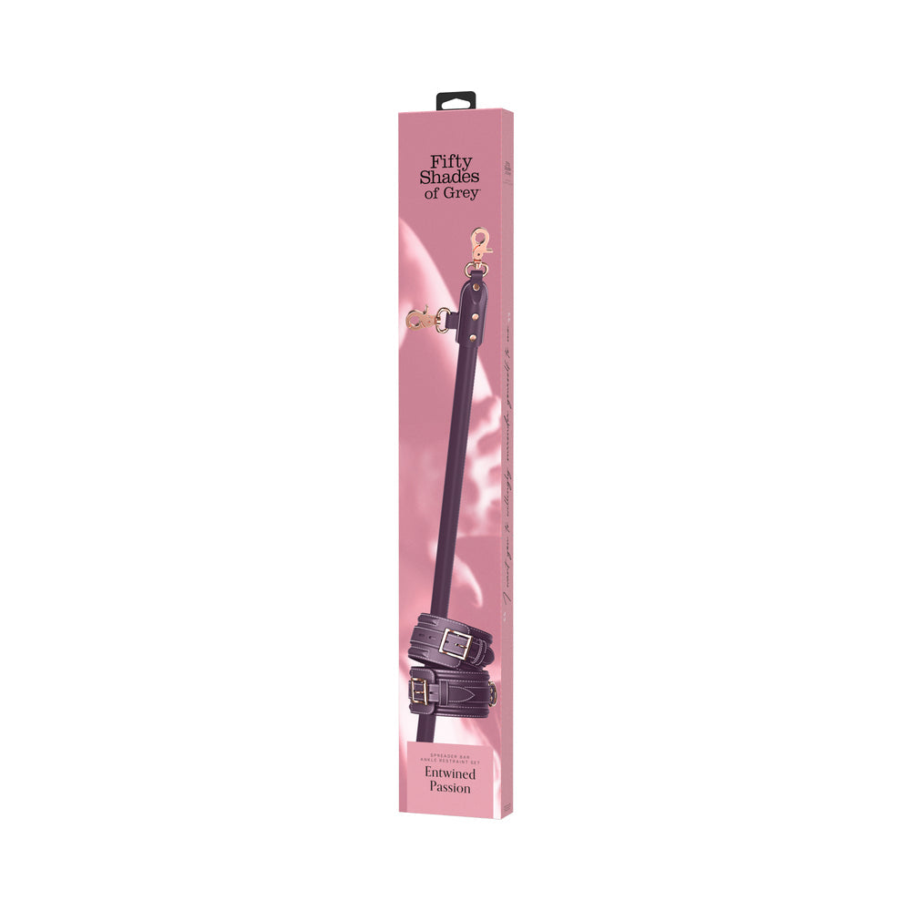 Fifty Shades of Grey Entwined Passion spreader bar retail packaging front - BDSM Authority