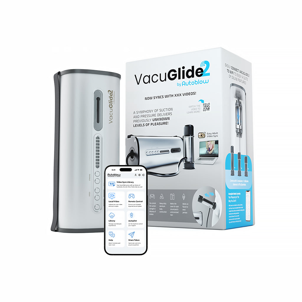 Autoblow VacuGlide 2 suction milking machine with app and retail box - BDSM Authority