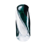 TENGA FLIP 360 Aurora Green reusable stroker front view - BDSM Authority