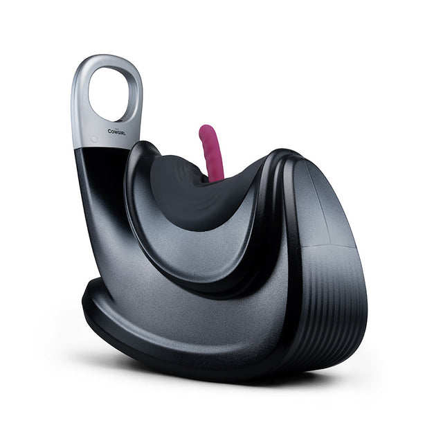 The Cowgirl Thrust Rider riding sex machine with attachment and easy-grip handle - BDSM Authority
