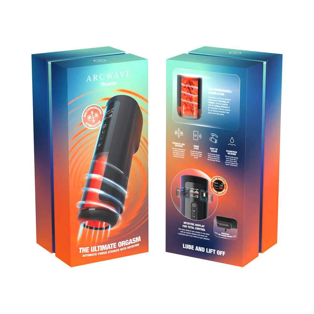 Arcwave Thruster packaging and accessories - BDSM Authority