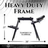 Obedience Heavy-Duty Bondage Bench interior detail - BDSM Authority