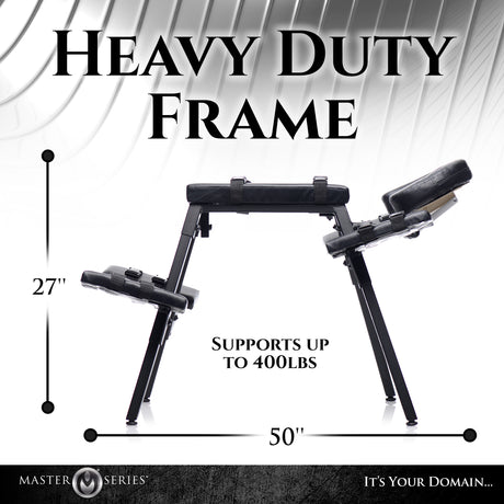 Obedience Heavy-Duty Bondage Bench interior detail - BDSM Authority