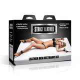 Strict Leather Leather Bed Restraint Kit retail packaging - BDSM Authority
