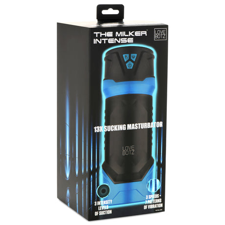 The Milker Intense 13X Sucking Masturbator retail packaging - BDSM Authority