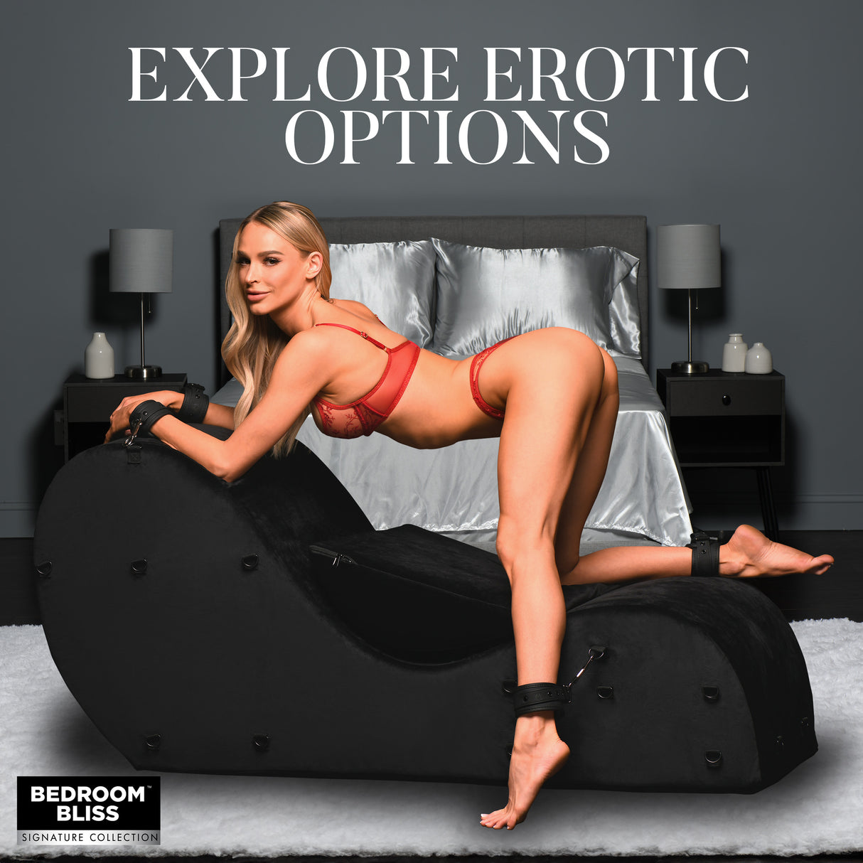 Bondage Love Couch: side view - BDSM Authority