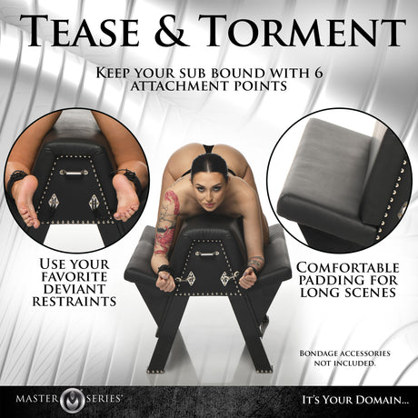 Bareback Submission Bondage Horse: restraint hardware detail - BDSM Authority