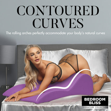 Contoured Love Cushion Sex Position Pillow detail view 1 - BDSM Authority