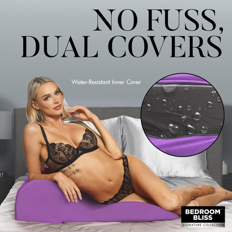 Contoured Love Cushion Sex Position Pillow detail view 3 - BDSM Authority