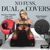 Lover's bondage bench side profile compact footprint - BDSM Authority