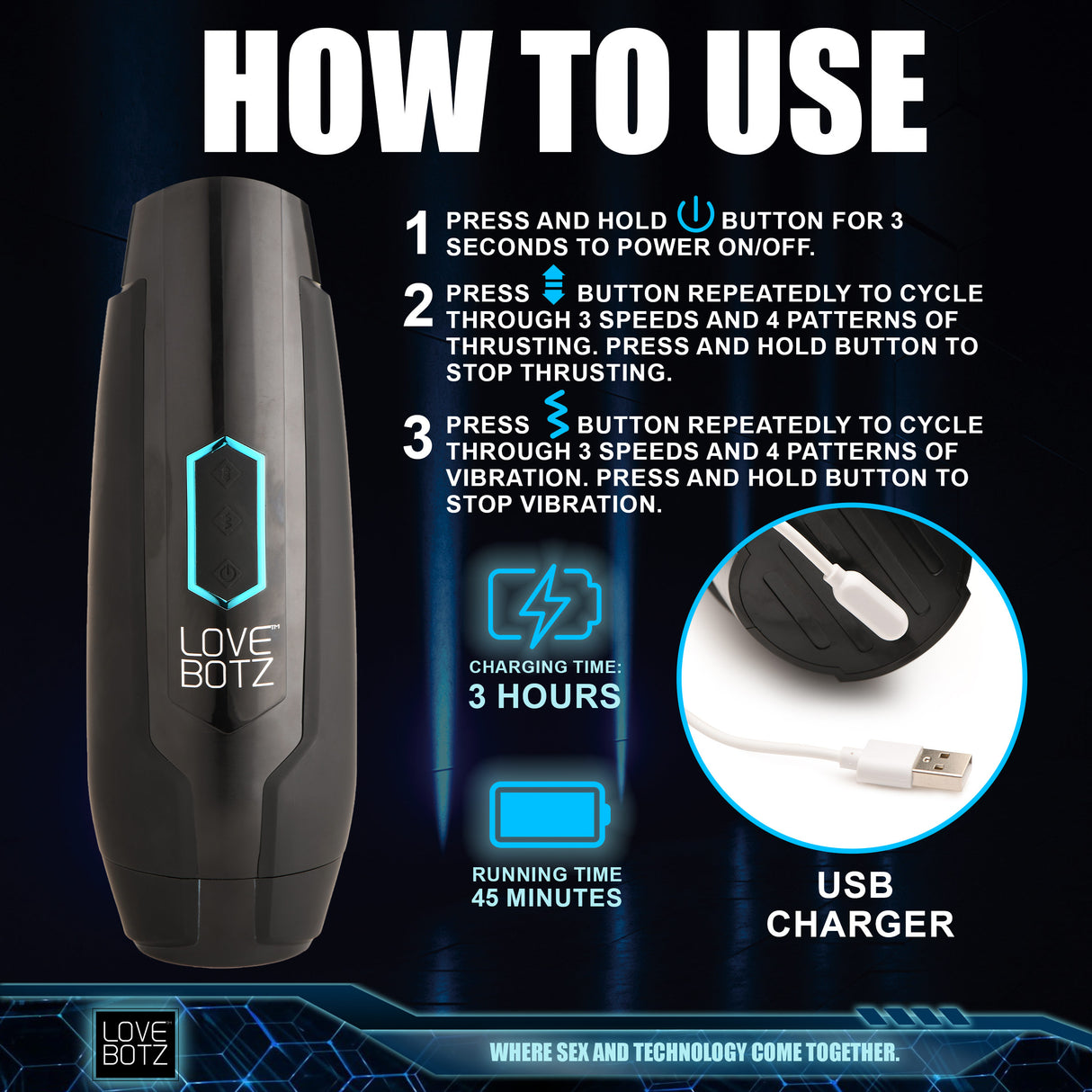 The Milker Max magnetic USB charging cable - BDSM Authority