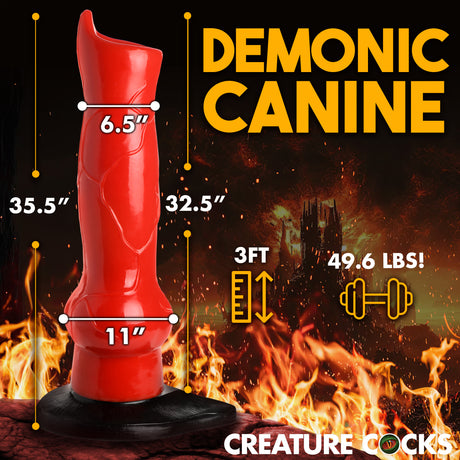 Giant Hell-Hound side profile, BDSM Authority