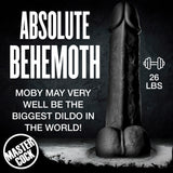 Moby Huge Dildo Black detail view 5
