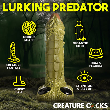 Scaly Swamp Monster 3 Foot Huge Dildo - view 5 - BDSM Authority