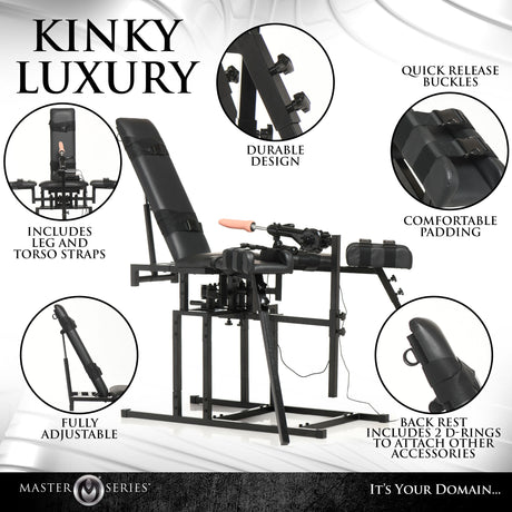 Leg Spreader Obedience Bondage Chair dimensions and frame construction - BDSM Authority