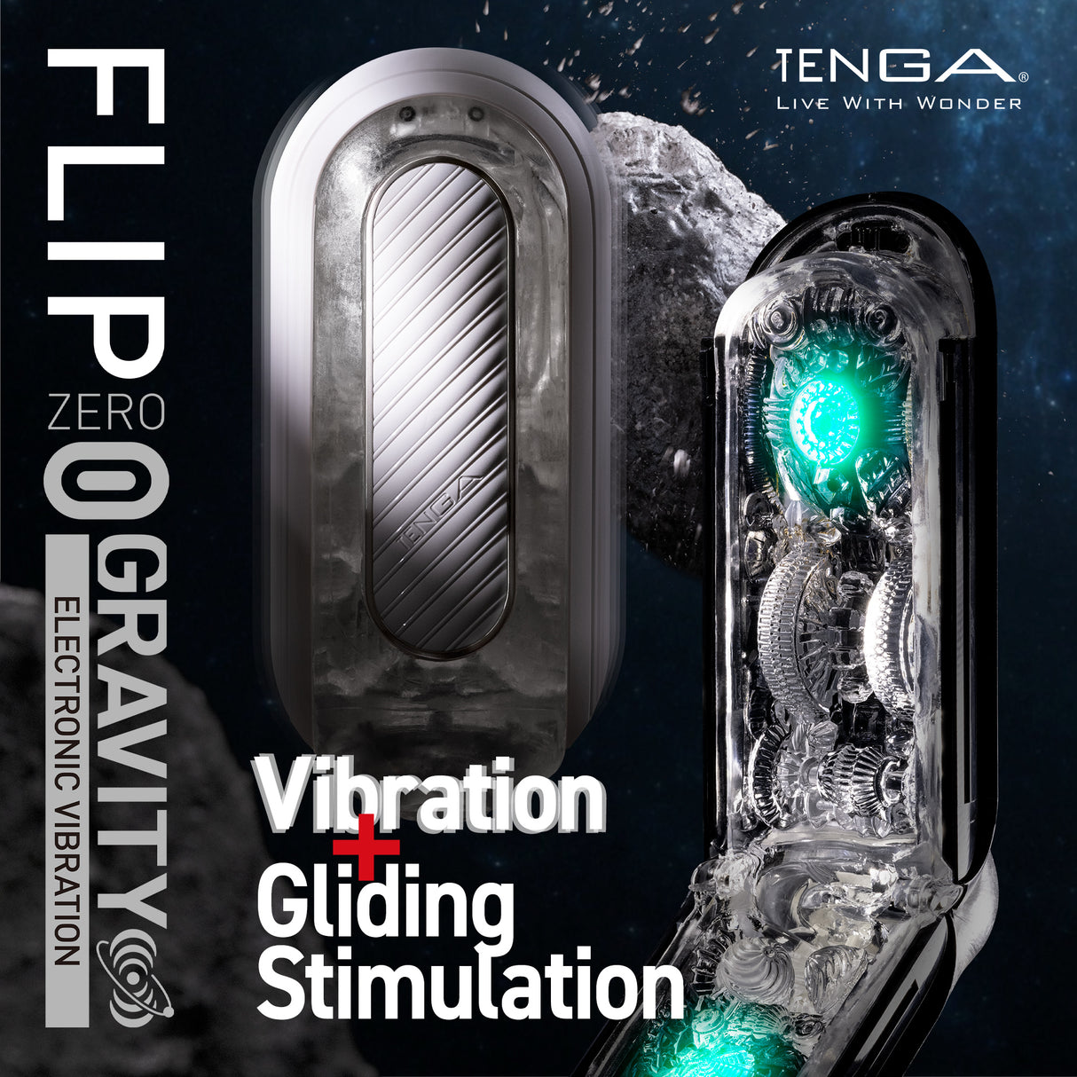 Flip Zero Gravity EV Black detail view 2 - BDSM Authority