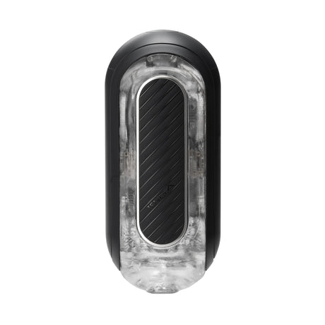 Flip Zero Gravity EV electronic vibrating stroker with textured sleeve black - BDSM Authority