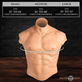 Silicone chest detail