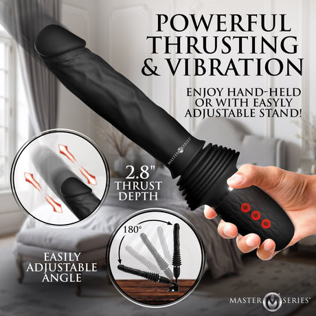 Ultimate Power Pounder Thrusting Silicone Dildo with Remote - view 3