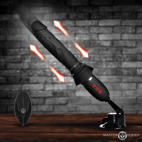 Ultimate Power Pounder Thrusting Silicone Dildo with Remote