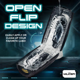 Control buttons on the Pleasure Grip sucking and vibrating masturbator - BDSM Authority