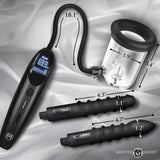 Rosebud Driller silicone rods with rounded and pointed tips and spiraled ridges - BDSM Authority