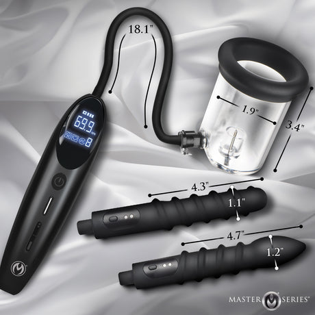 Rosebud Driller silicone rods with rounded and pointed tips and spiraled ridges - BDSM Authority