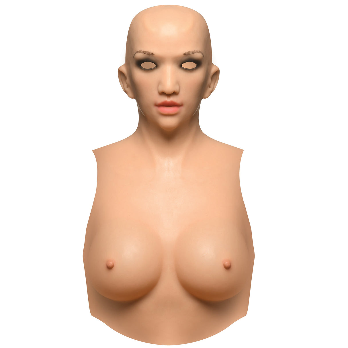 Sexy Skin Suit silicone masker shown on a stand - BDSM Authority