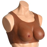 Perky Pair D-Cup Silicone Breast Forms Dark